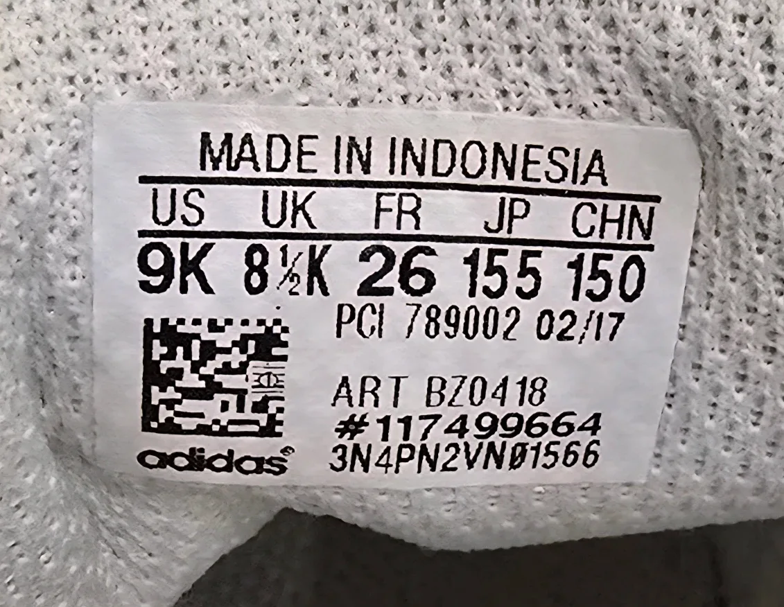 Adidas Superstar Shell Toes Kids Sneakers! - White - Size 9 image indicator(7)