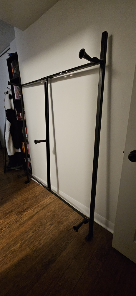 Metal twin, full, queen adjustable size bed frame - photo 2