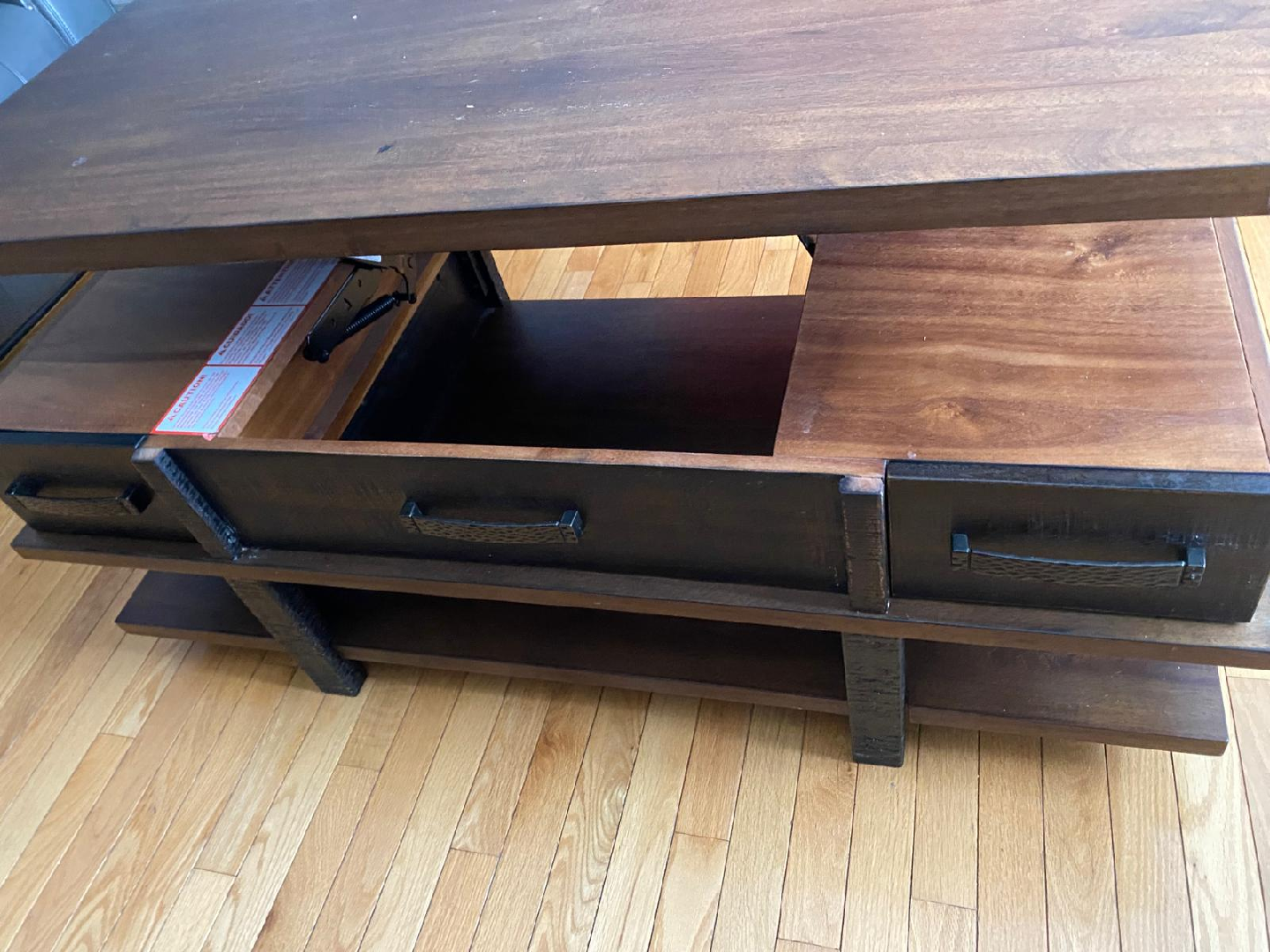 Lift Top Coffee Table with Storage