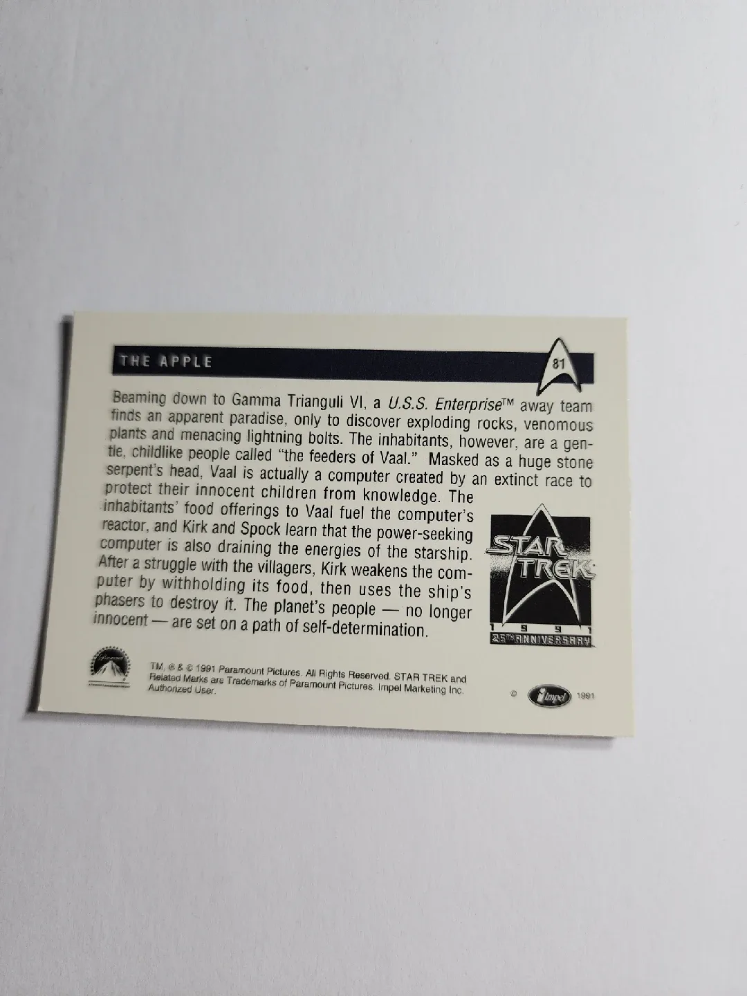 Star Trek: The Apple Trading Card image indicator(2)