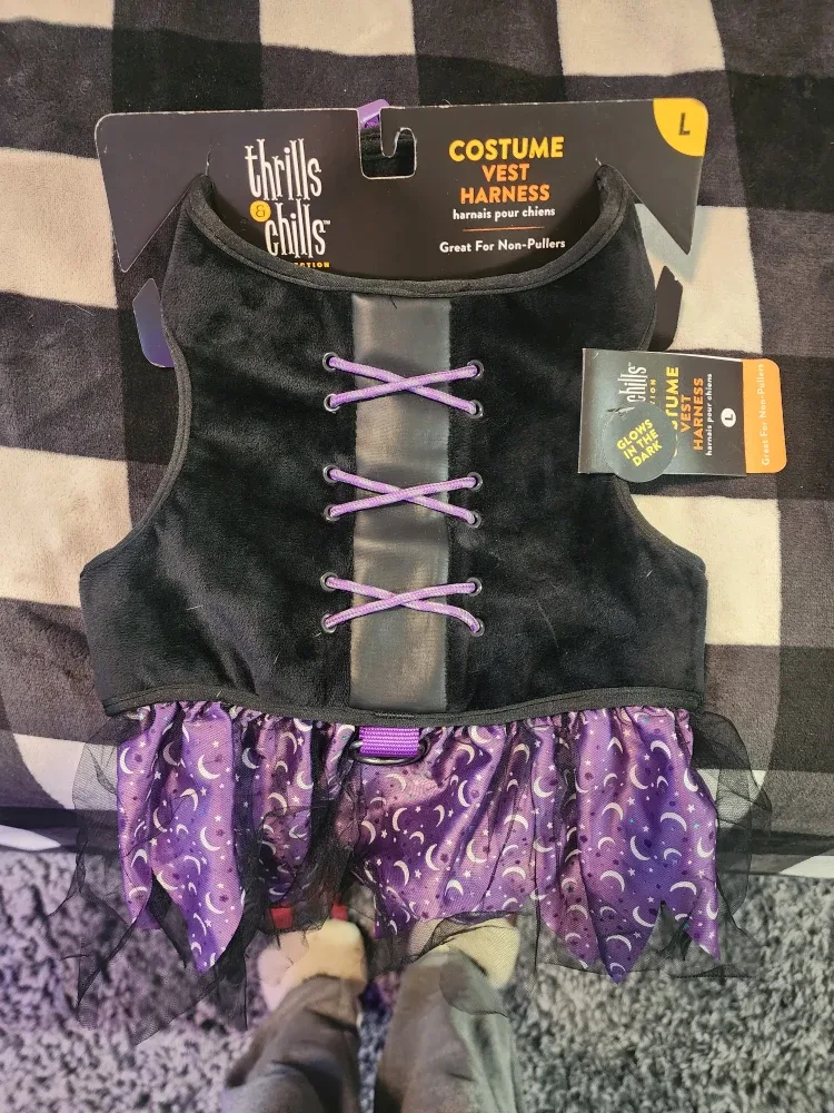 Thrills & Chills Witch Costume Vest Harness - Large thumbnail