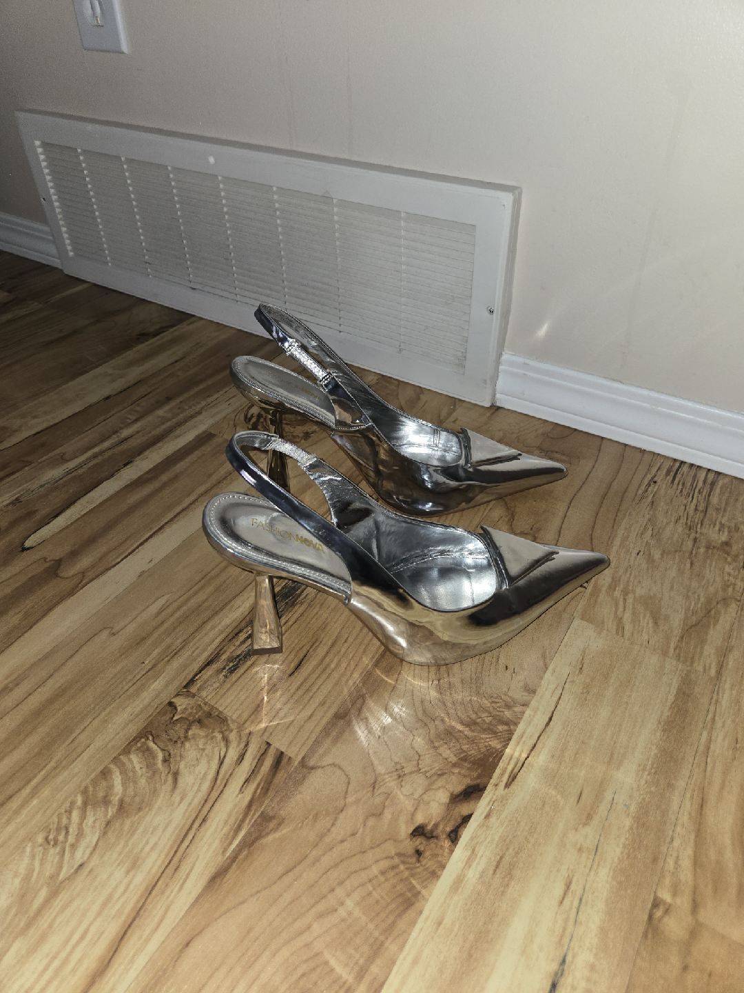 Fashion Nova Silver Heels - photo 2