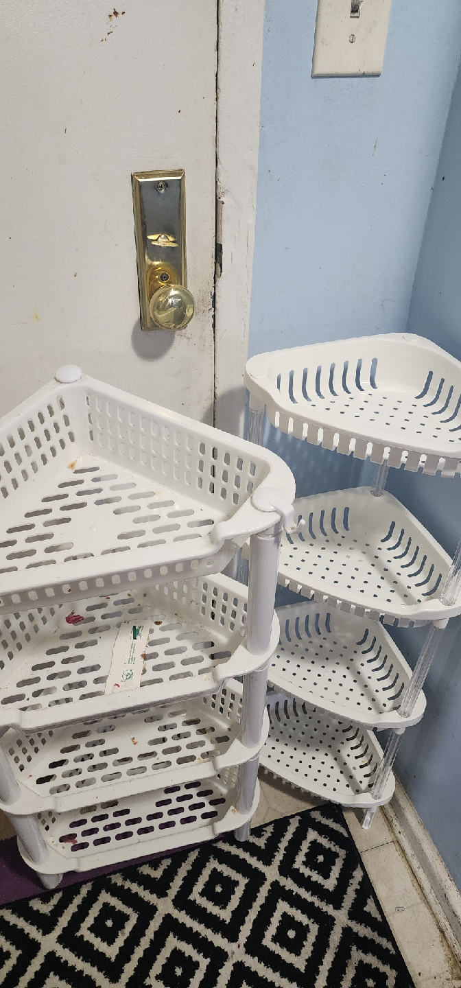 White Corner Shelf - 6 Tier - photo 2