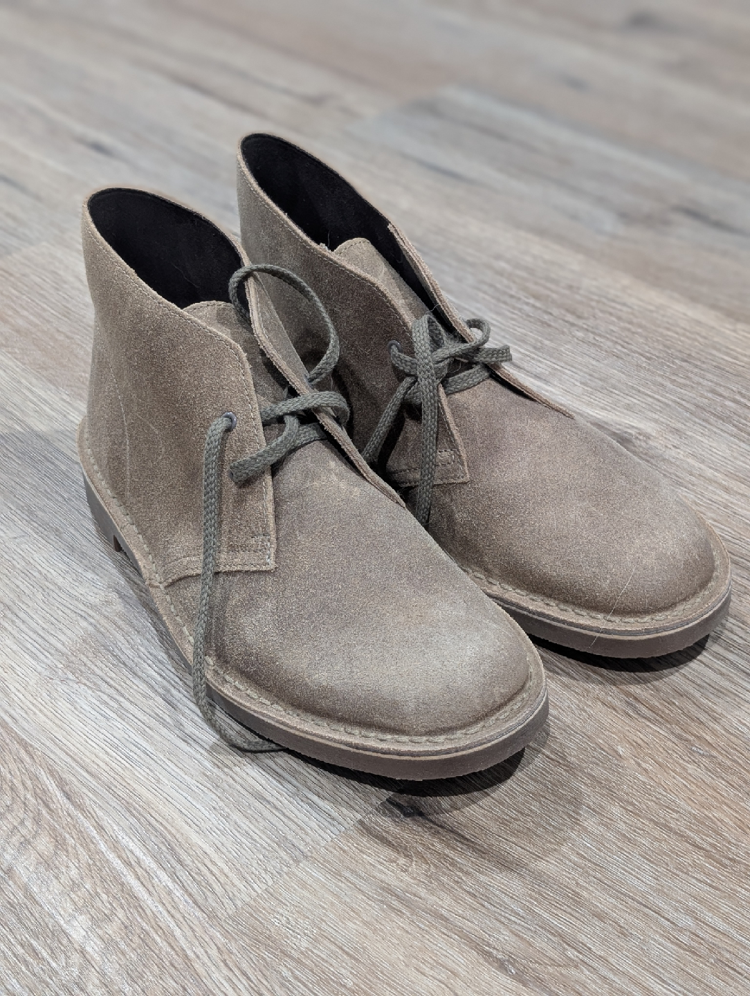 Clarks Men's Bushacre 2 Chukka Boot - Taupe Distressed - Size 19 - photo 3