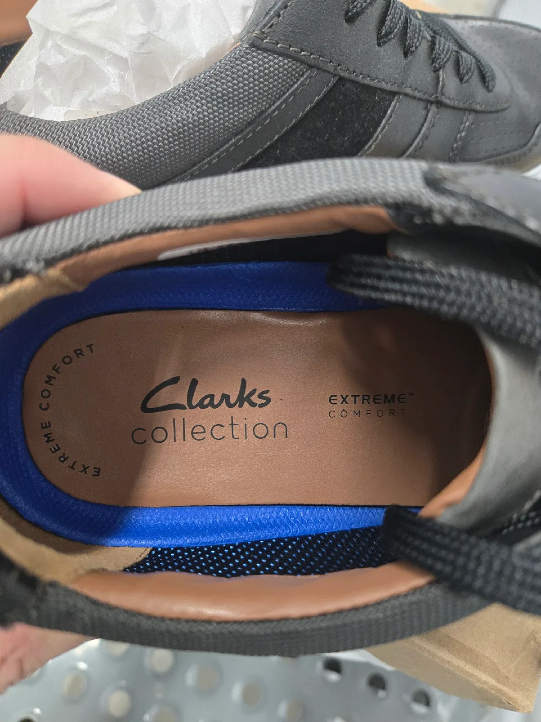 Clarks Cambro Race Black Combi US 9M Men's Shoes - New! image indicator(3)