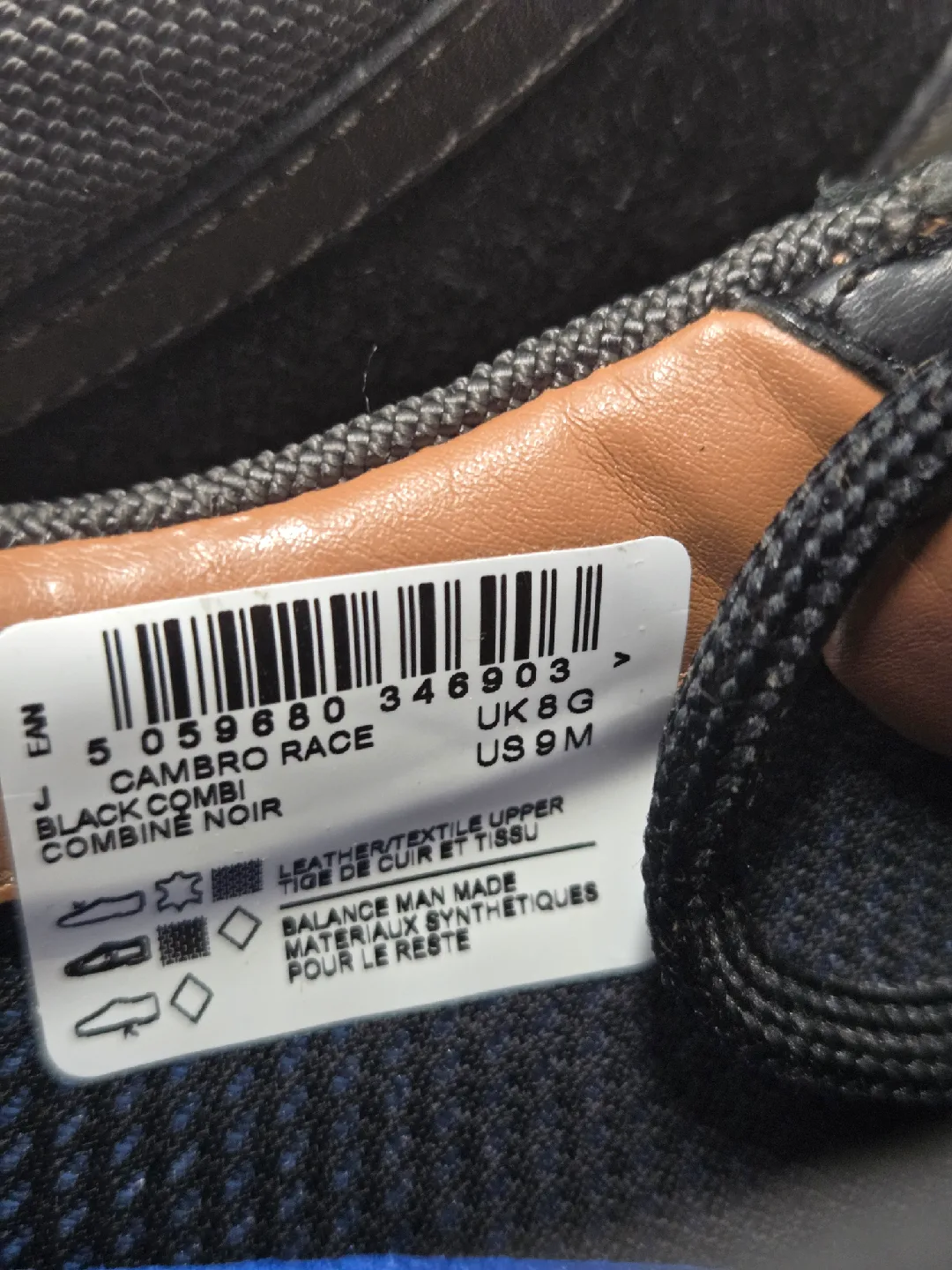 Clarks Cambro Race Black Combi US 9M Men's Shoes - New! image indicator(5)