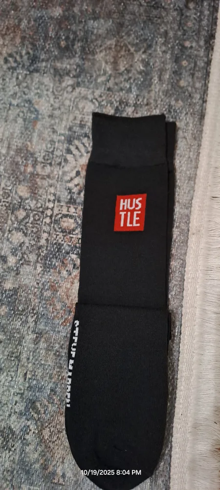 Steve Madden Men's Crew Socks - Black image indicator(3)