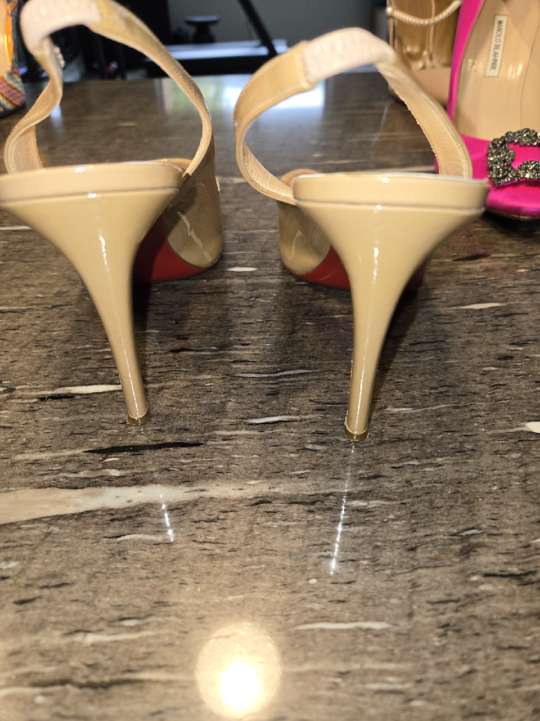 Christian Louboutin Slingback Heels - Size 41 - photo 3