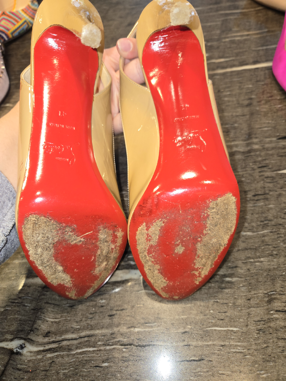 Christian Louboutin Slingback Heels - Size 41 - photo 4
