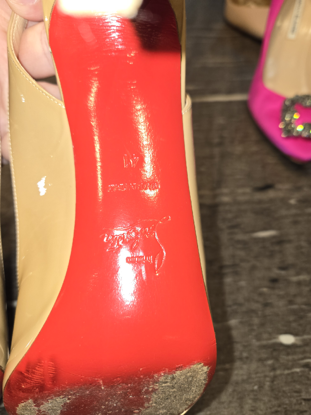 Christian Louboutin Slingback Heels - Size 41 - photo 5