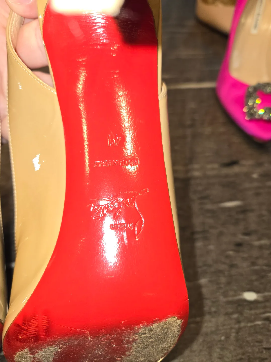 Christian Louboutin Slingback Heels - Size 41 image indicator(5)