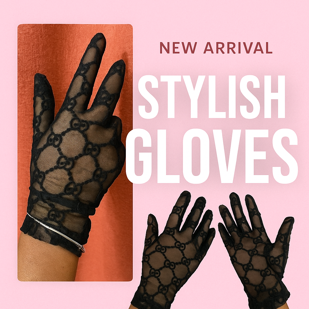 Stylish Black Gloves