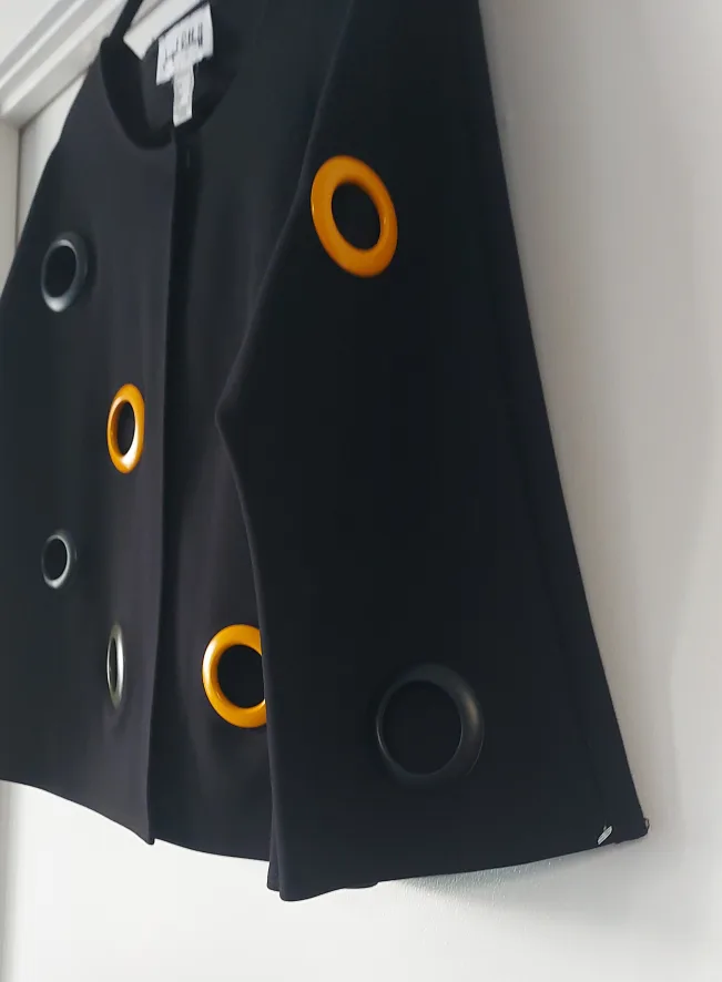 Joseph Ribkoff Black Jacket - Size 12 image indicator(2)