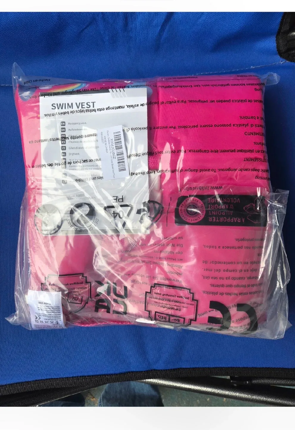 New Zeraty Toddler Swim Vest with Arm Bands – Pink Pony image indicator(4)