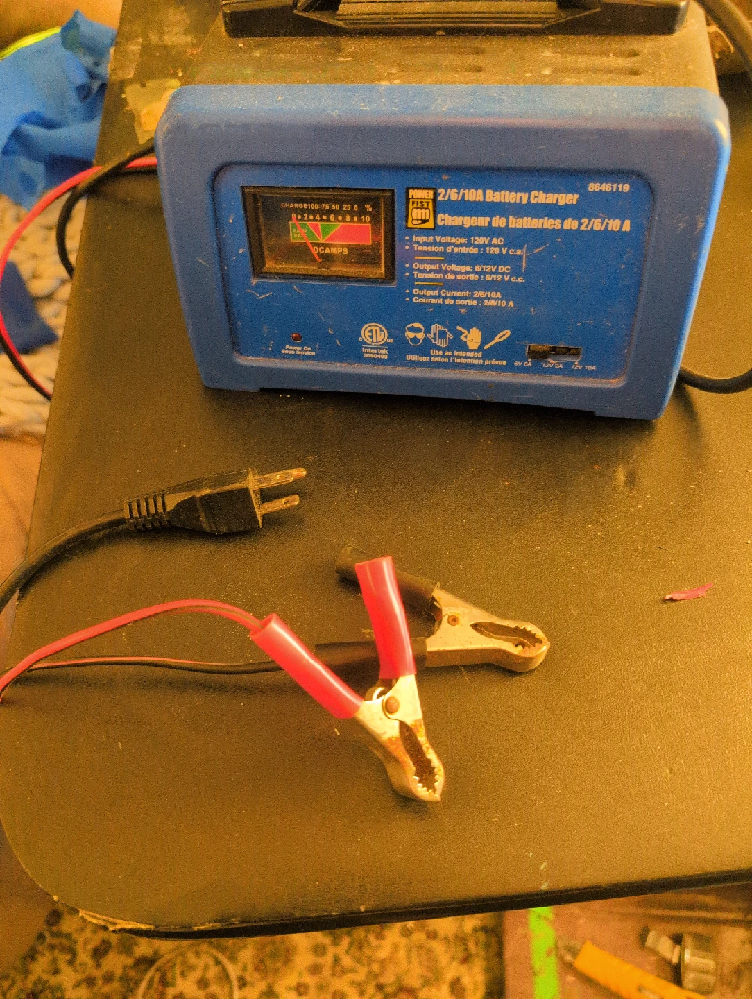 2/6/10A Battery Charger