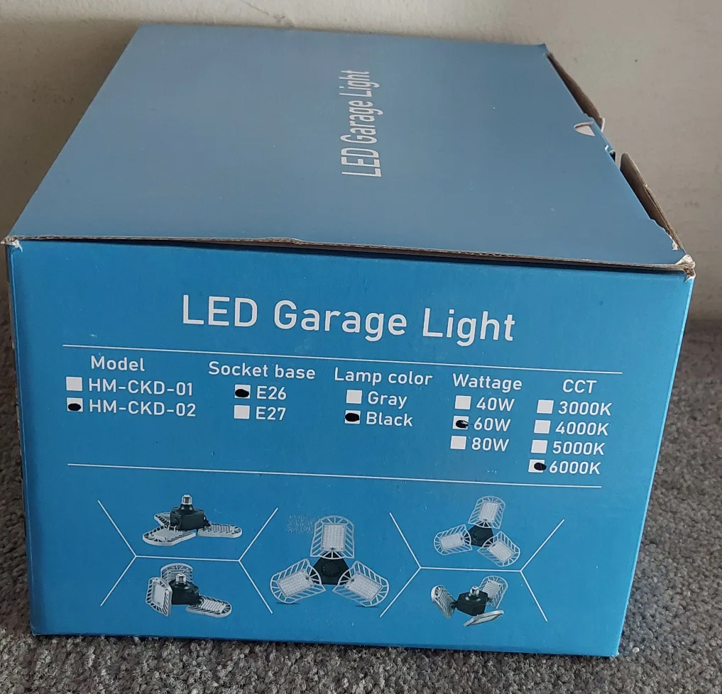 LED Garage Light - HM-CKD-01 Gray image indicator(5)