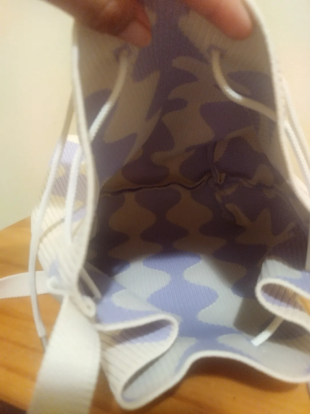 purple / white pattern small bag image indicator(3)