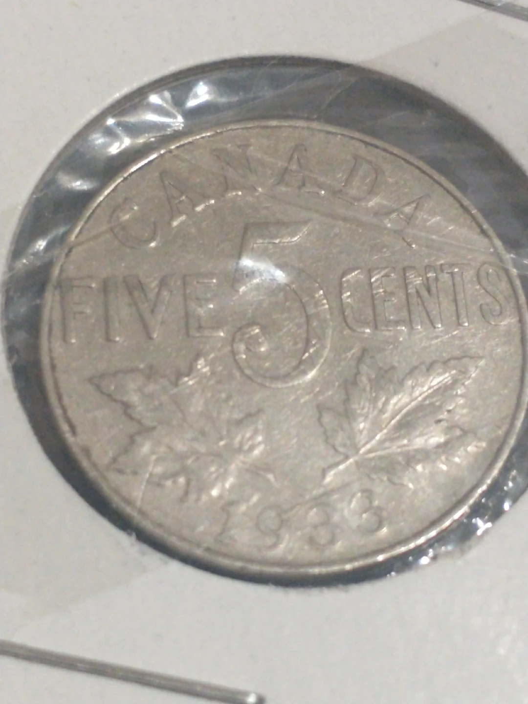 Nice 1933 Canada George V nickel KM #29
