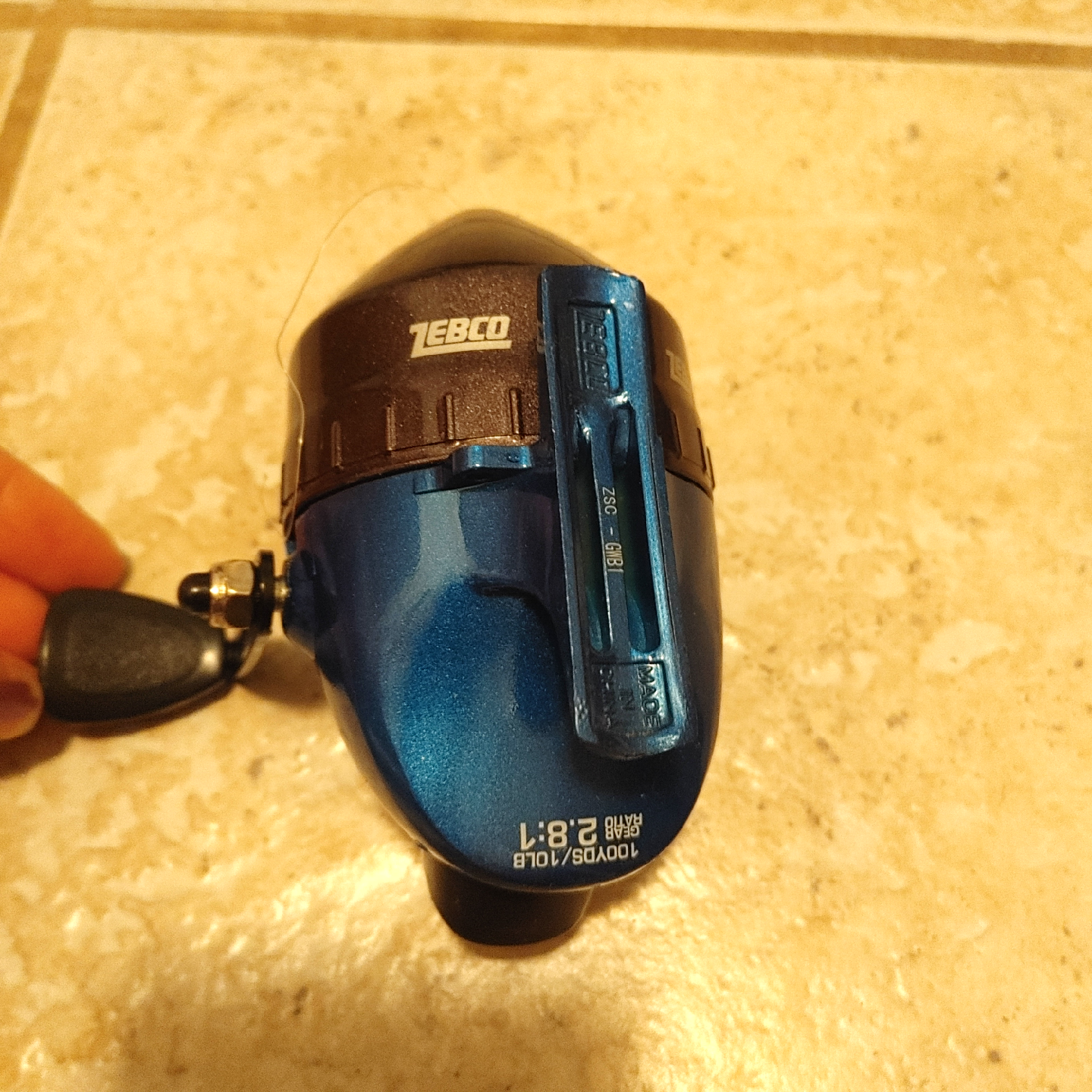 Zebco Fishing Reel - Blue and Brown - photo 3