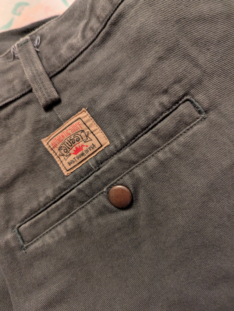 Stussy Olive Green Pants 33x30, downtown Toronto - photo 4
