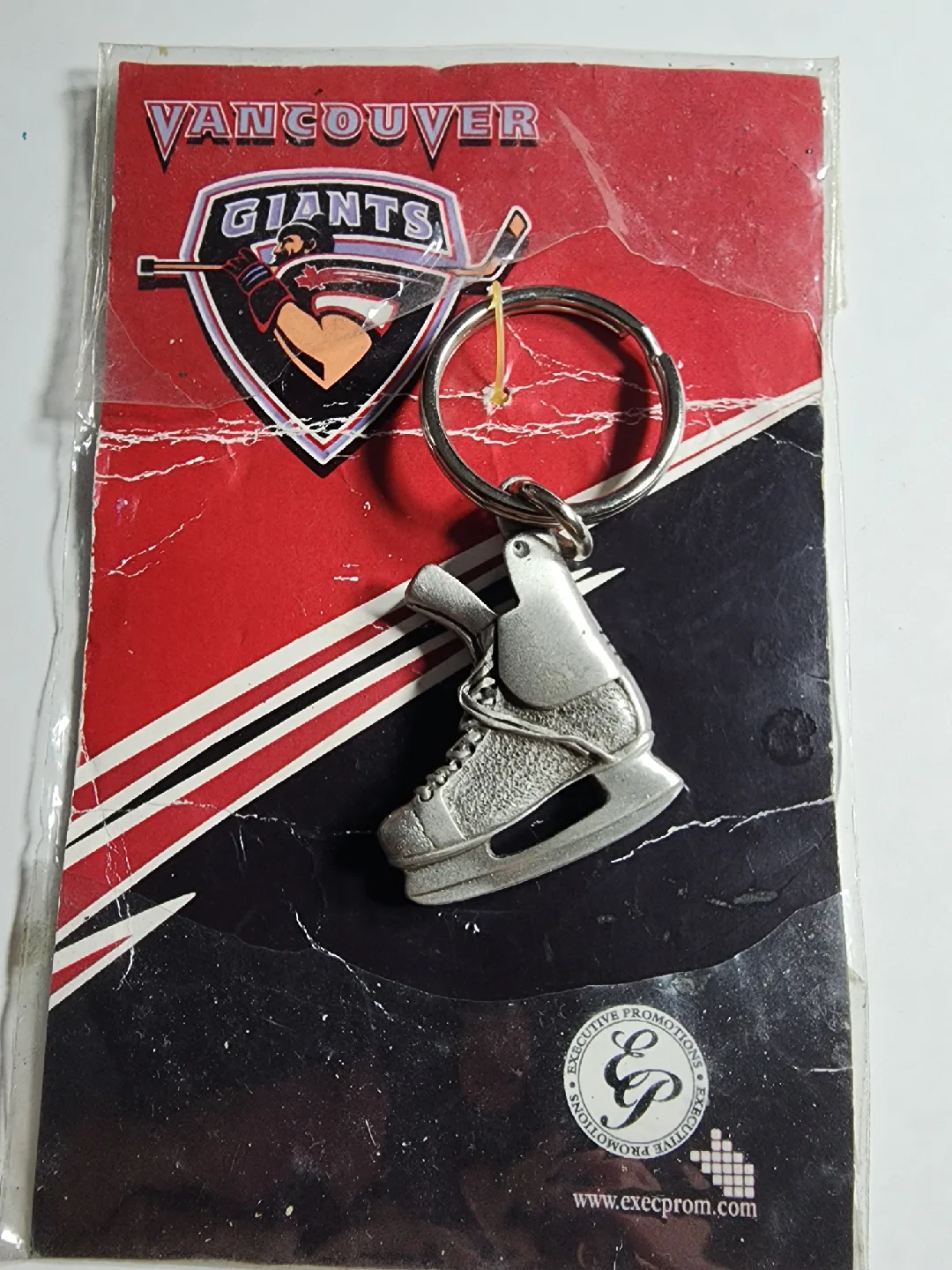 Vancouver Giants Hockey Skate Keychain thumbnail