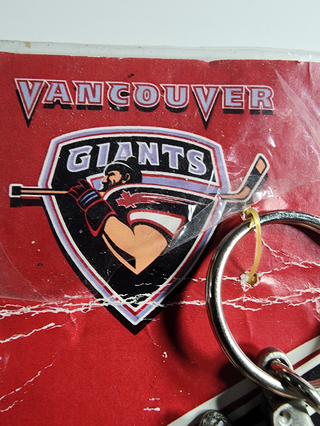 Vancouver Giants Hockey Skate Keychain - photo 3