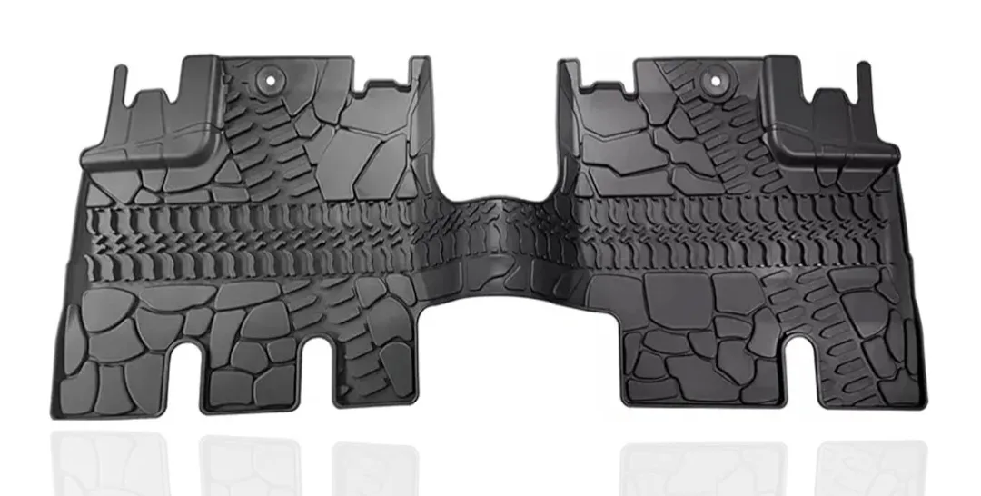 Wocch Jeep Wrangler JK Floor Mats - Black image indicator(2)