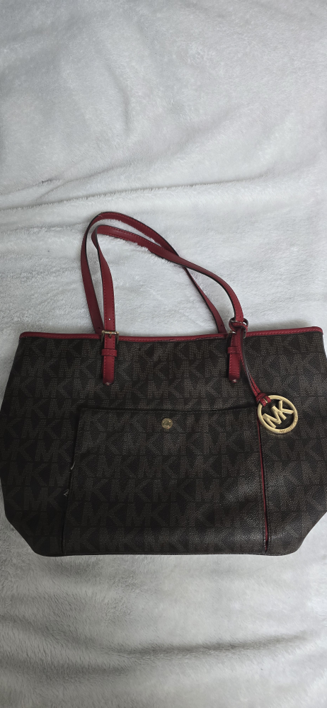Michael Kors Tote Bag - Brown & Red