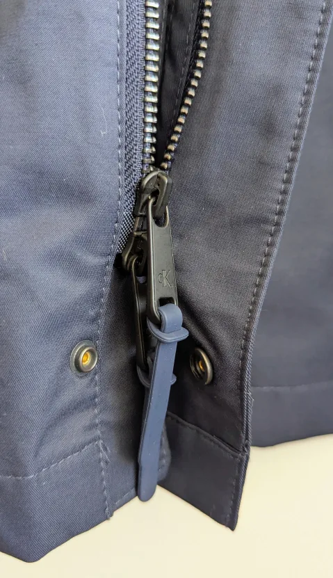 Calvin Klein Navy Blue Hooded Rain Jacket image indicator(3)