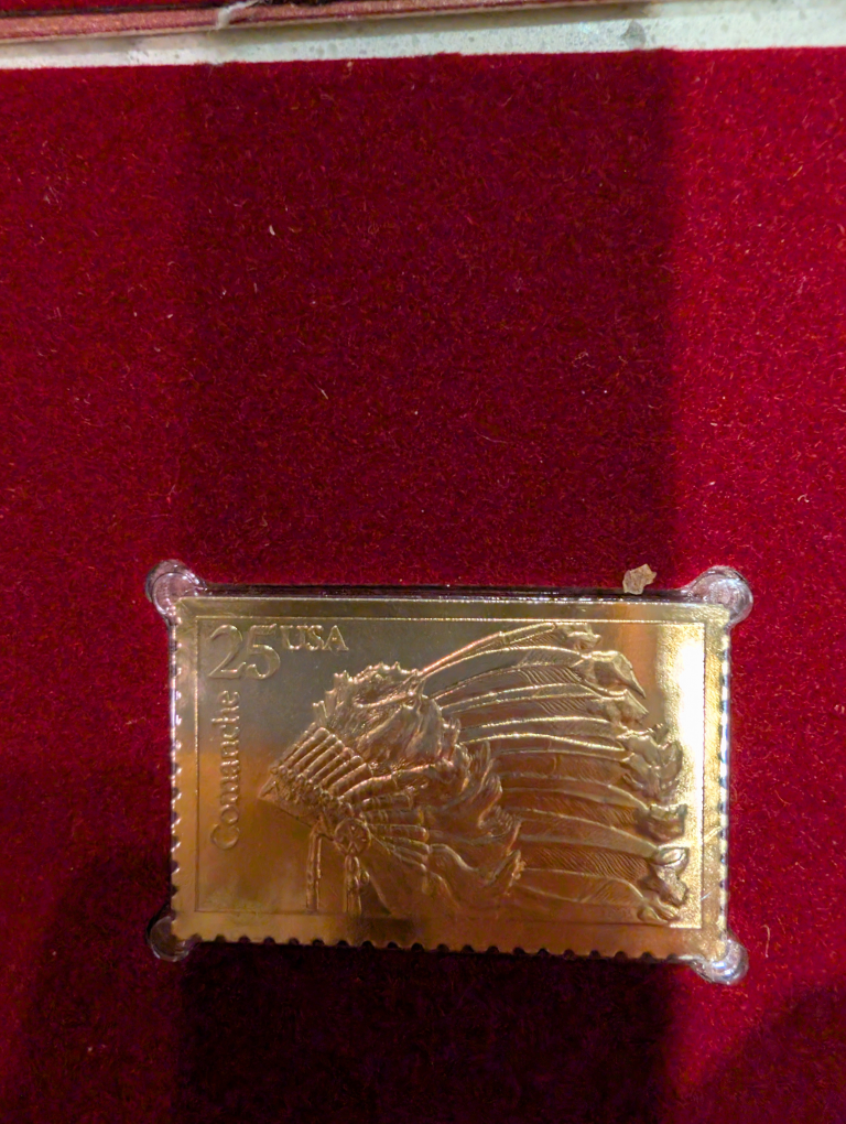 1990 22 KT gold Commemorative Stamp Collection - photo 5