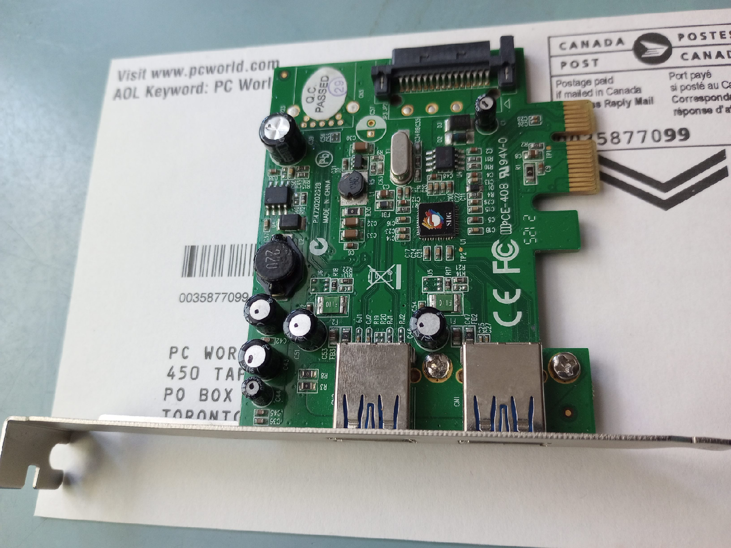 USB 3.0 PCI Express card - photo 2