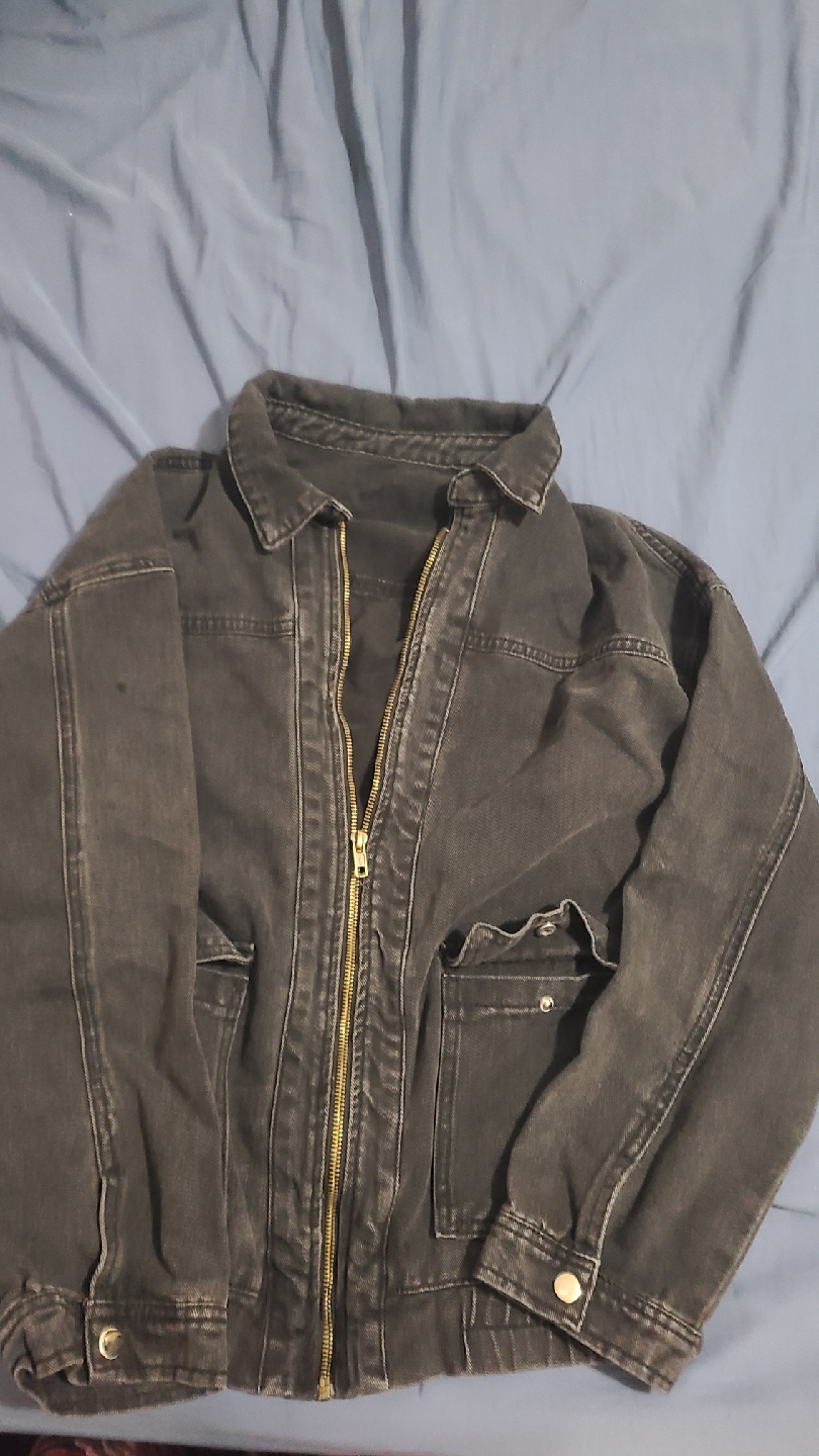 Denim Jacket - Black - photo 2