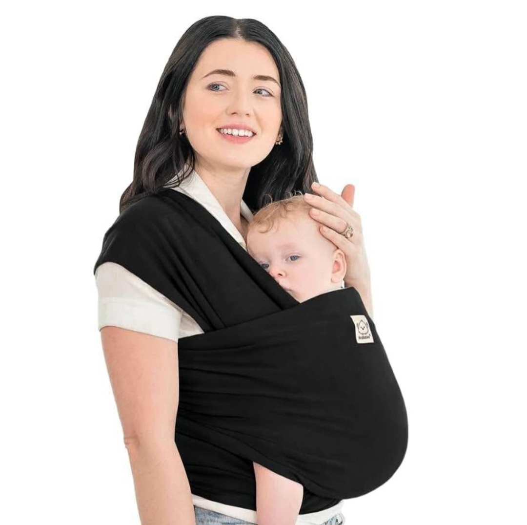KeaBabies Baby Wrap Carrier Trendy Black