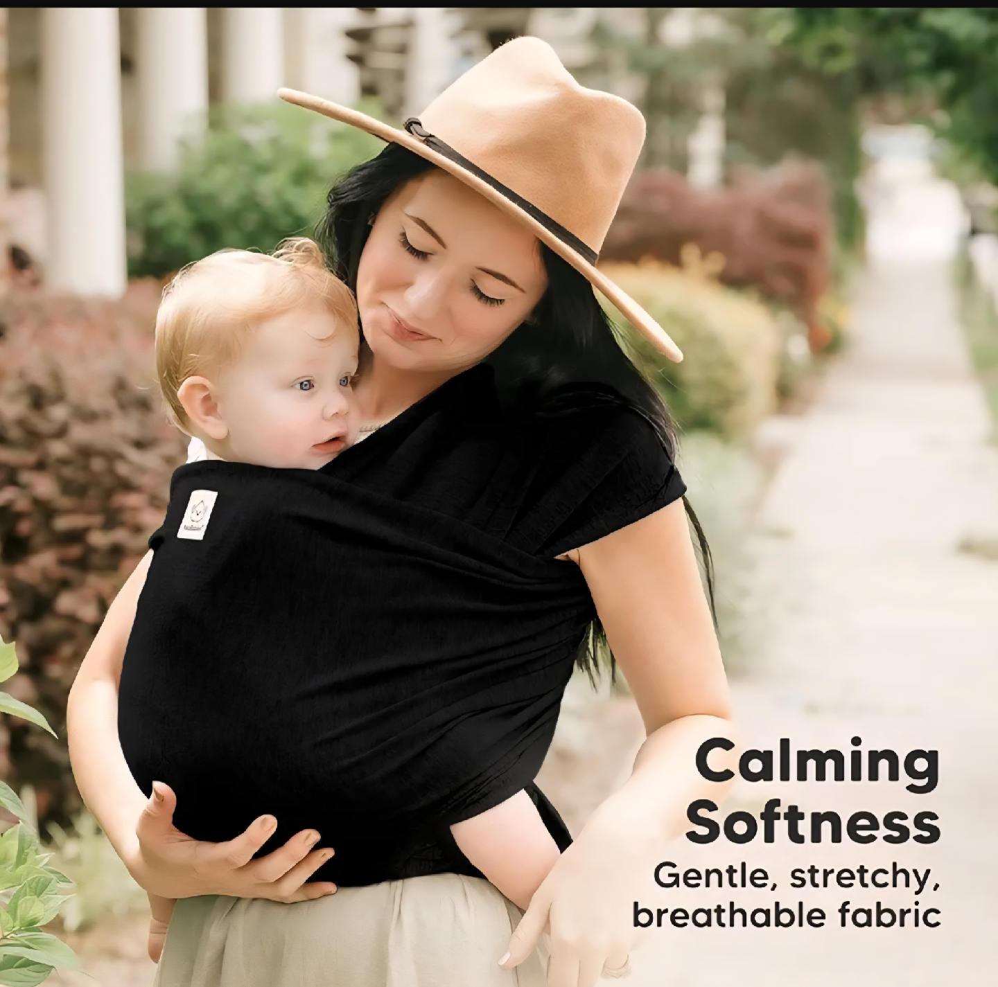 KeaBabies Baby Wrap Carrier Trendy Black - photo 4