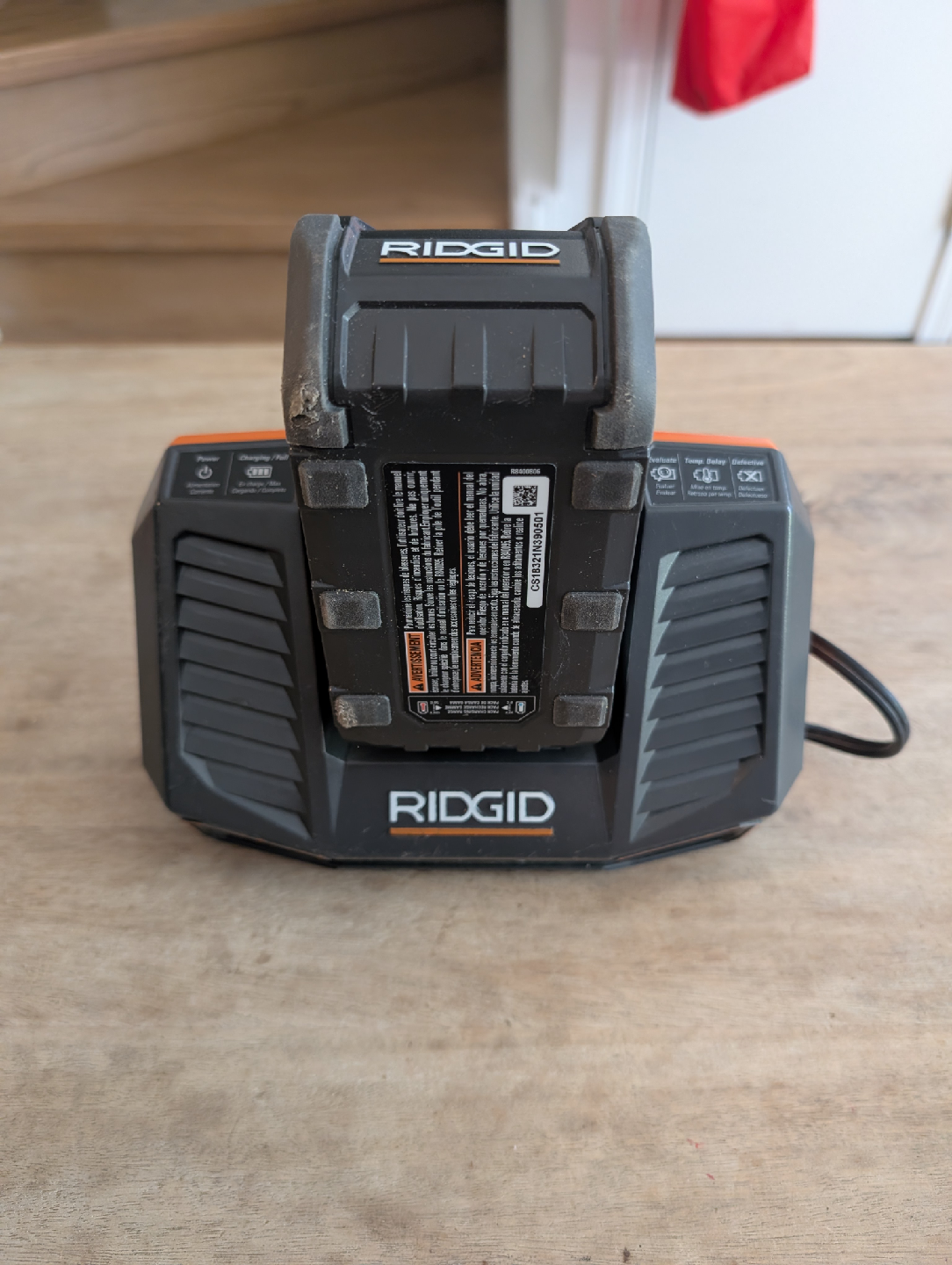Ridgid Hyper Octane 6Ah Lithium Ion Battery & Charger - photo 3