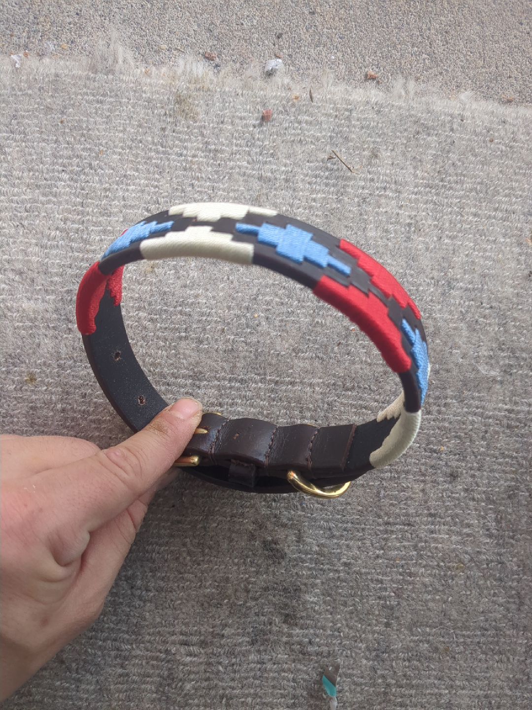 Leather Dog Collar - Small/Medium