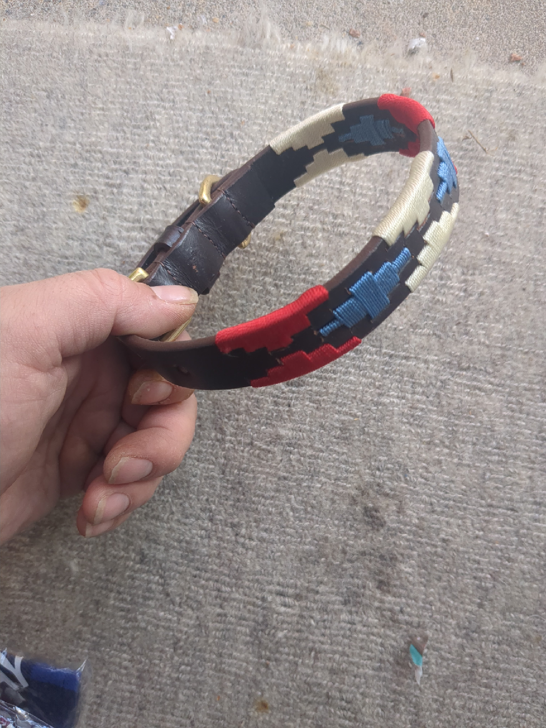 Leather Dog Collar - Small/Medium - photo 2