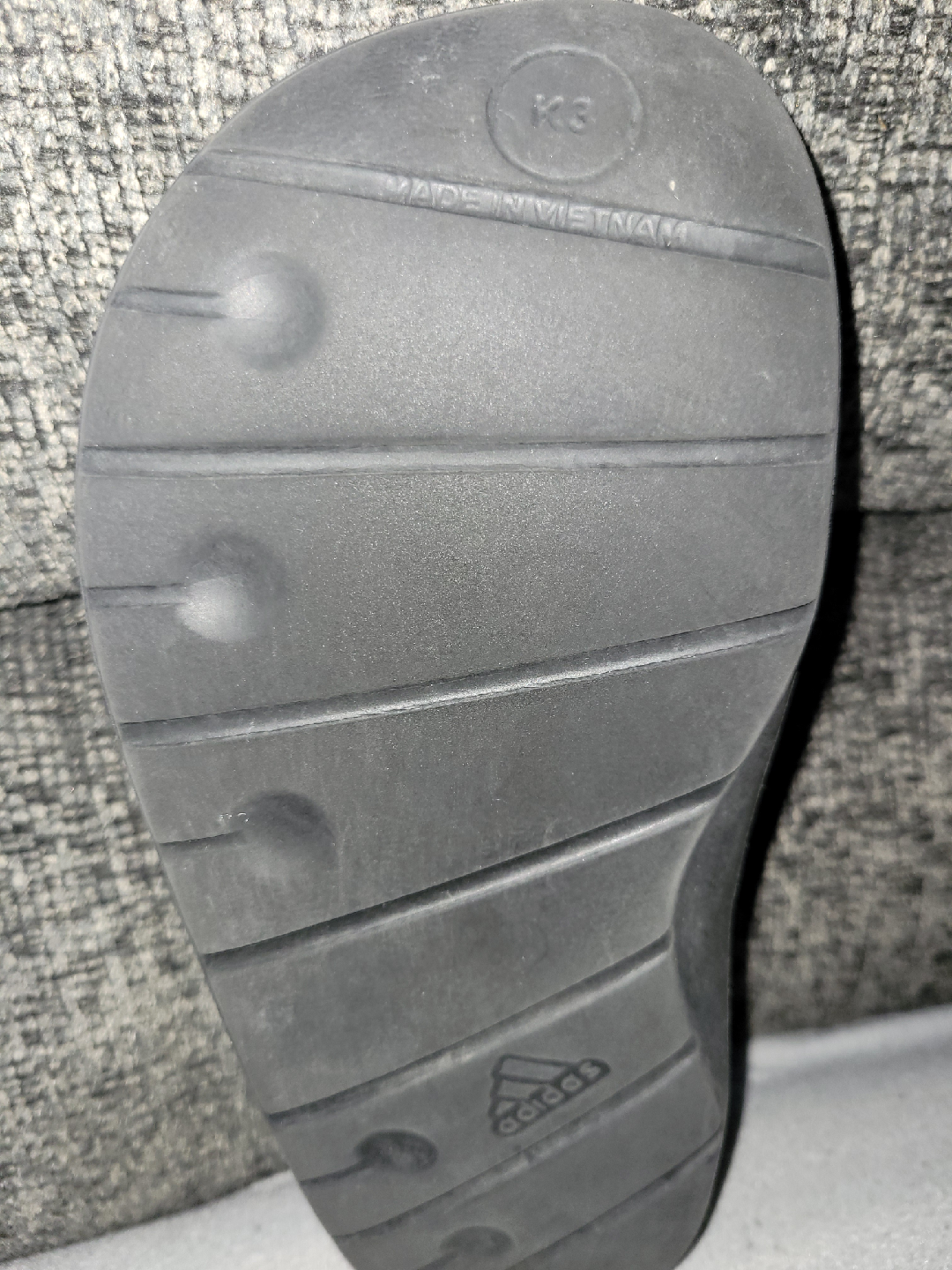 Adidas Kids Black & White Sandles/Flip Flops - photo 3