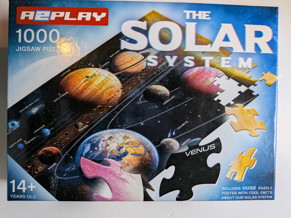 A2PLAY The Solar System 1000 Jigsaw Puzzle 14+