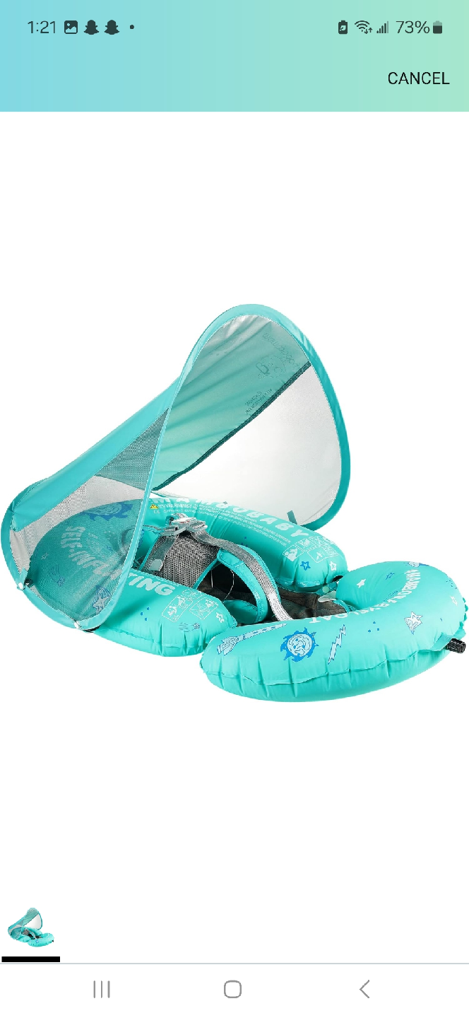 Mambobaby Float - Self-Inflating Baby Swimming Float