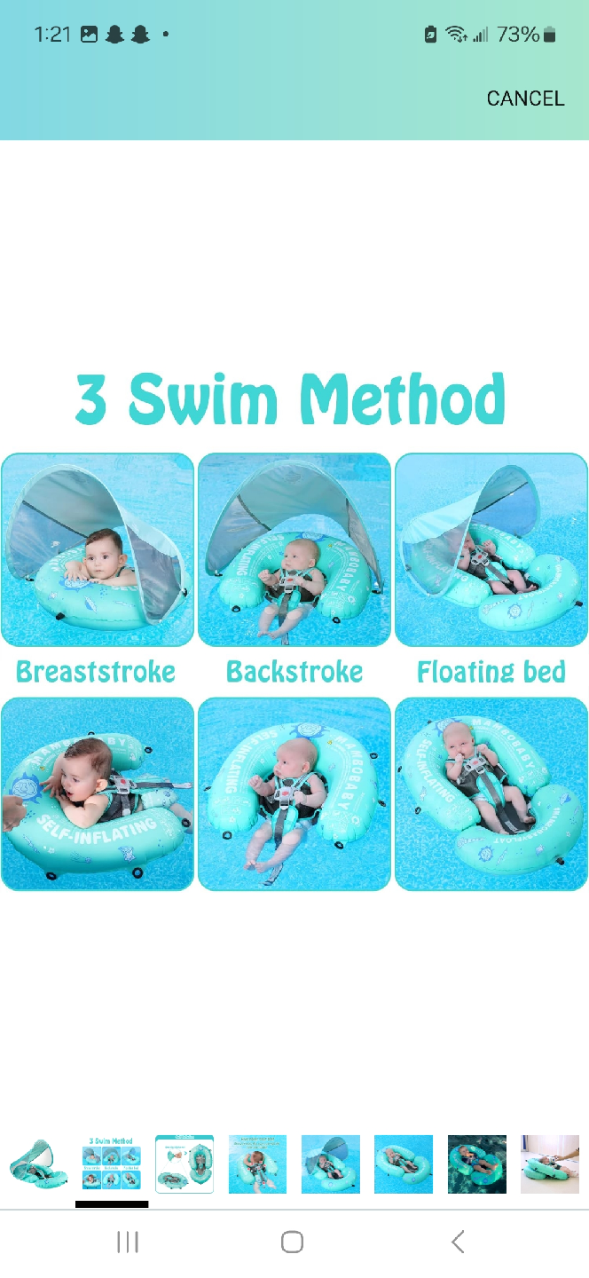 Mambobaby Float - Self-Inflating Baby Swimming Float - photo 2