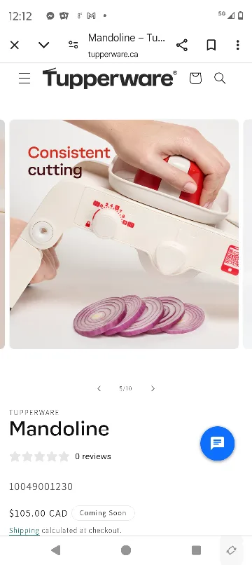 Tupperware Mandoline image indicator(5)