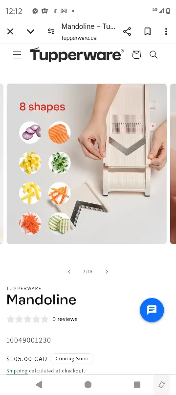 Tupperware Mandoline image indicator(6)