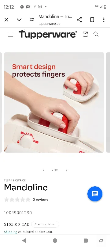 Tupperware Mandoline image indicator(7)