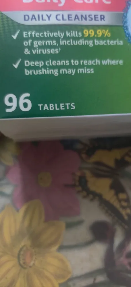 Polident Daily Care Antibacterial Denture Cleanser - 96 Tablets image indicator(4)