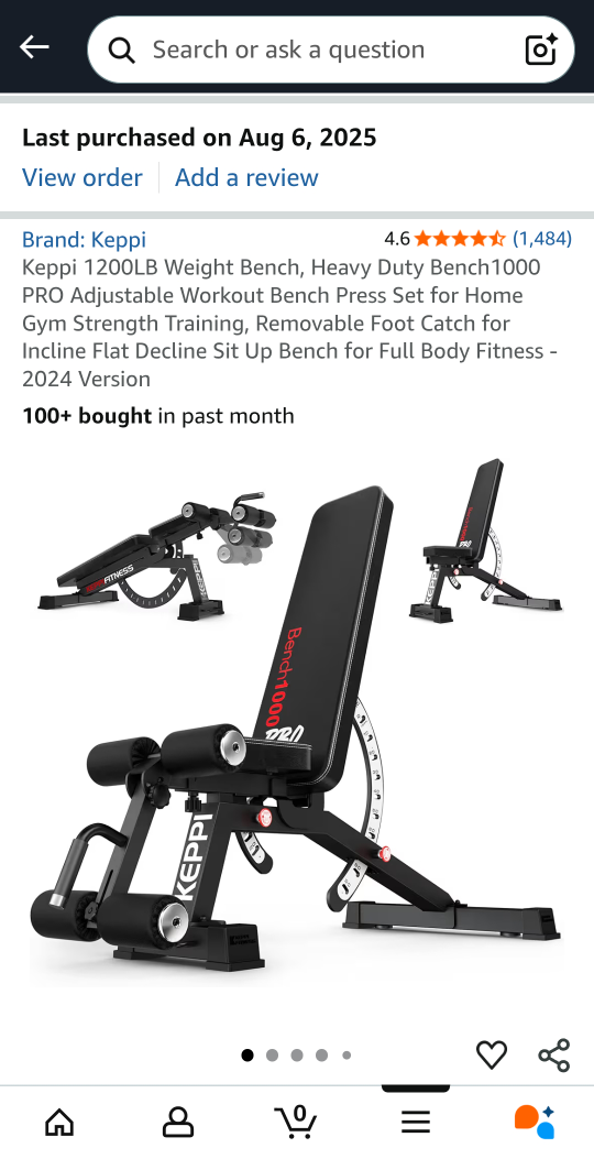 Keppi 1200LB Weight Bench - Heavy Duty