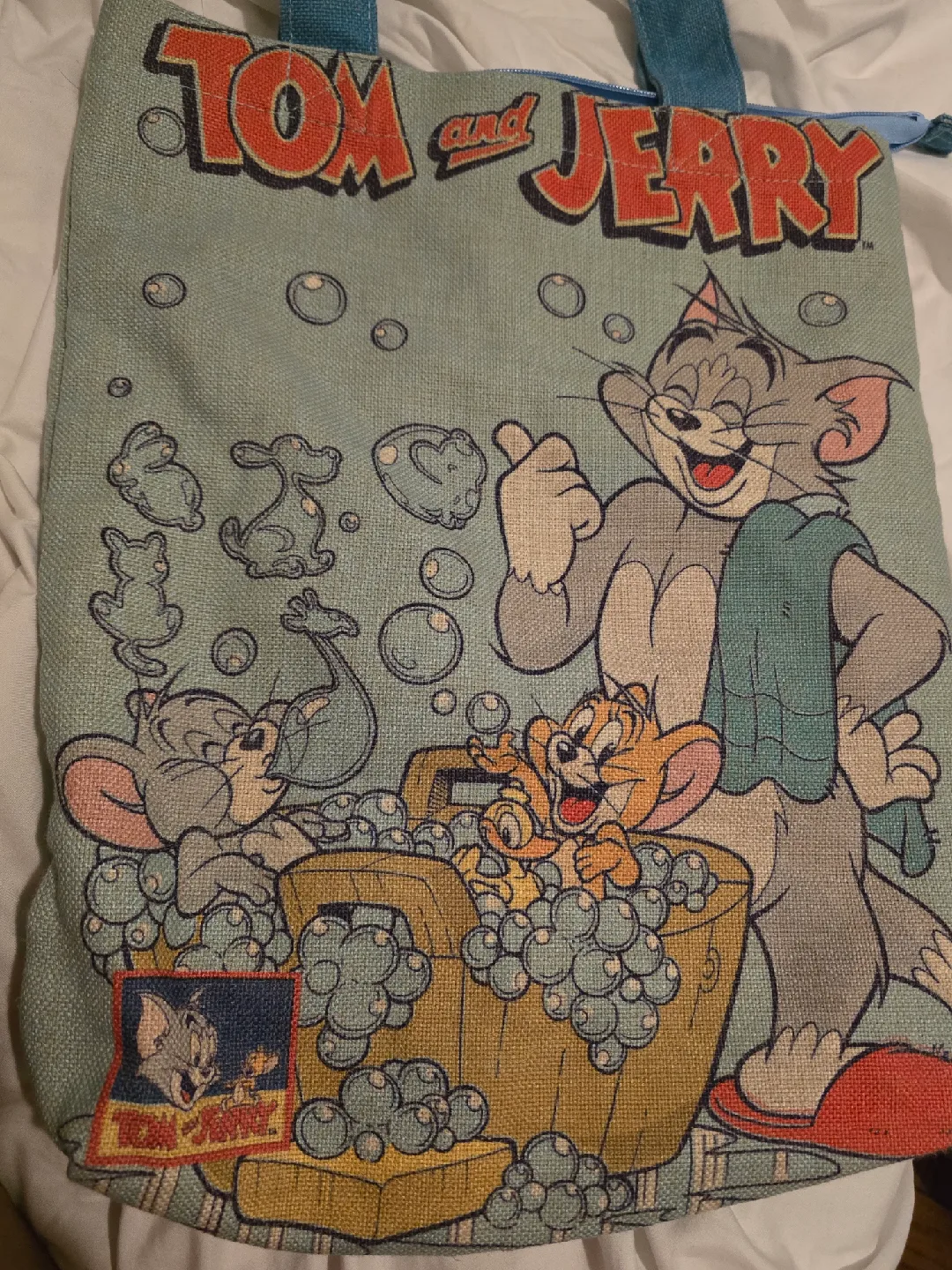 Tom and Jerry Tote Bag BN Vintage Print Giftable thumbnail