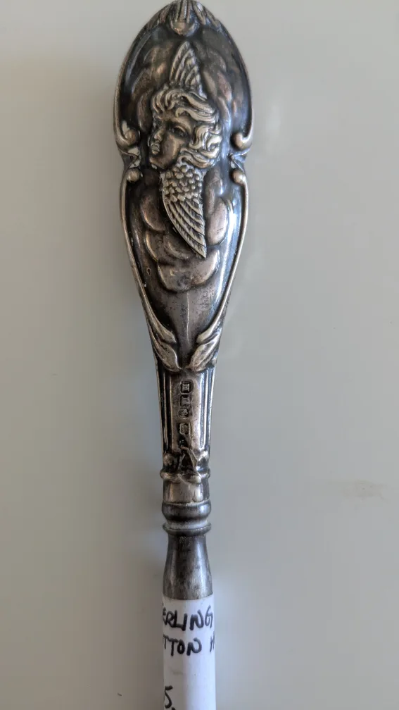 Antique Sterling Silver Button Hook image indicator(3)