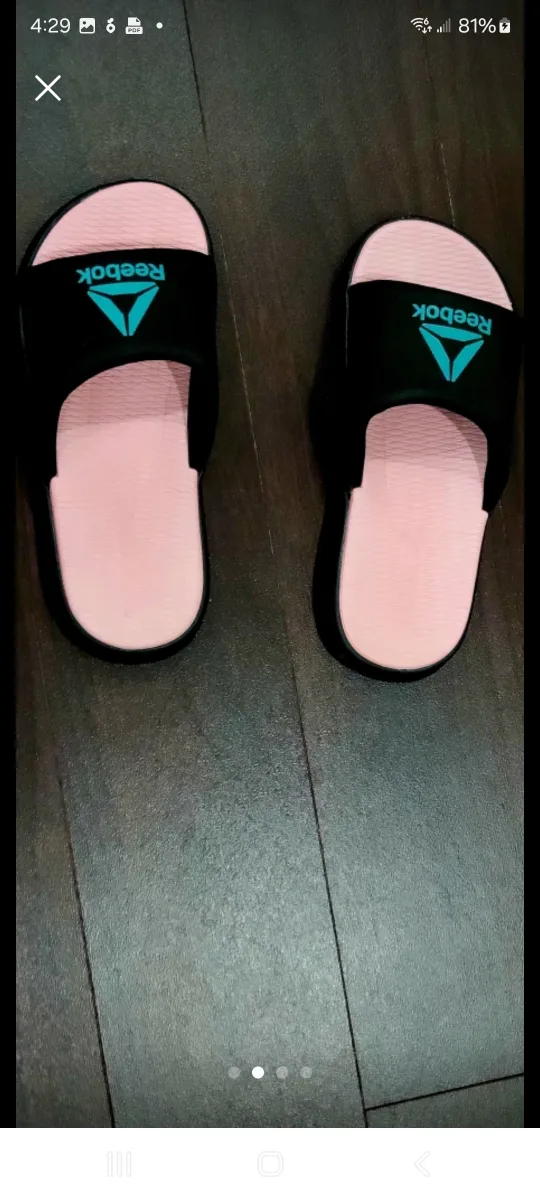 Reebok Slides - Black & Pink image indicator(2)