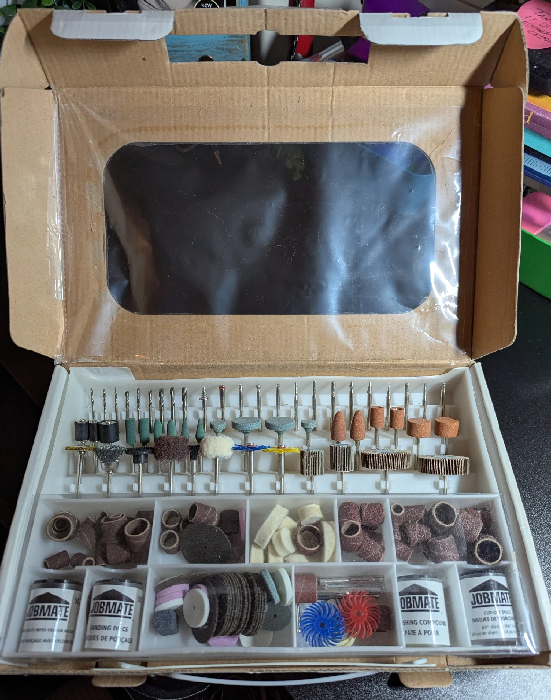 JOBMATE Rotary Tool 300pc Accessory Kit - photo 2